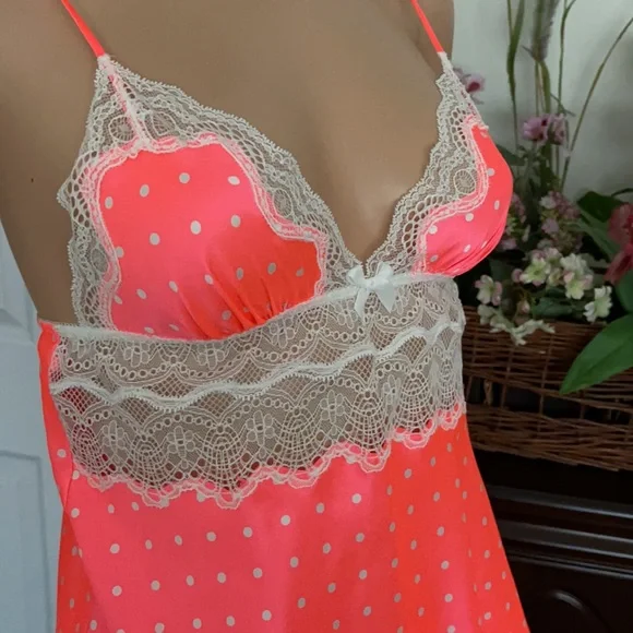 NWOT Vintage Victoria Secret silky soft cami dancer panty set